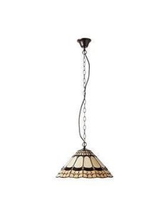Lámparas tiffany ONDAS SULION 407014 Ø42cm 2xE27, Lamparas Tiffany