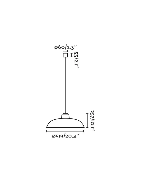 Colgante con florón Saga 72126-172 Faro