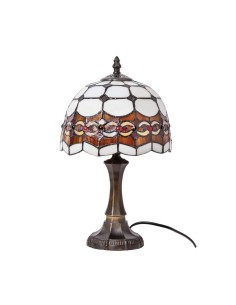 Sobremesa tiffany SULION GLADDYS 476412 alto 36cm 1xE14, Sobremesas