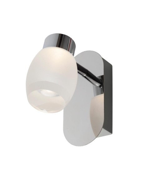 Foco CLART 541400 SULION 9x15x18cm cromo LED 5w 4000K 400lm IP44, Lámparas para baños