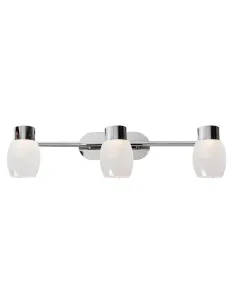 Regleta CLART 541430 SULION 60x8x19cm cromo LED 15w 4000K 1200lm IP44, Lámparas para baños