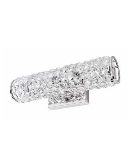 Apliques cristal SULION 800305 led 3w 4000k 31x12cm cromo, Lámparas modernas