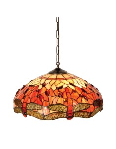Lámparas tiffany SULION CARLA 939040 Ø40cm 3xE27, Lamparas Tiffany
