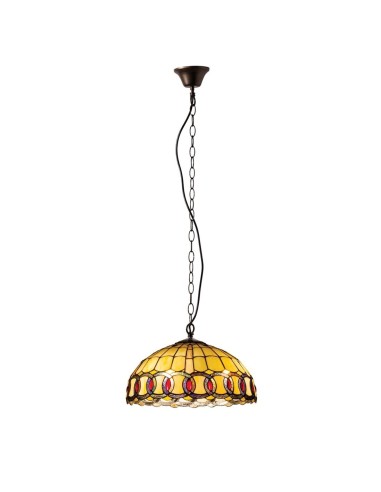 Lámparas tiffany SULION CHAIN 944000 Ø40cm 3xE14, Lamparas Tiffany