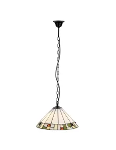 Lampara tiffany AMBAR SULION 945003 Ø40cm, Lamparas Tiffany