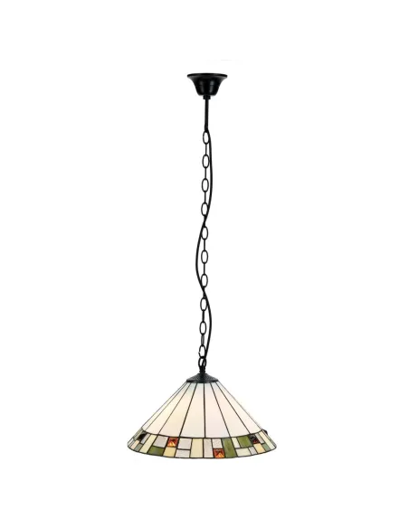 Lampara tiffany AMBAR SULION 945003 Ø40cm, Lamparas Tiffany
