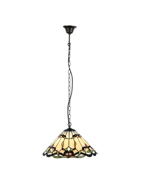 Lámpara de techo tiffany CLASSE SULION 945004 Ø45cm, Lamparas Tiffany