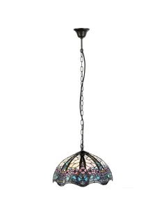 Lampara tiffany FLORAL SULION 945210, Lamparas Tiffany