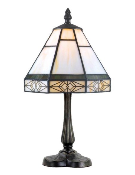 Sobremesa tiffany SULION ECO 945400 alto 37cm 1xE14, Sobremesas