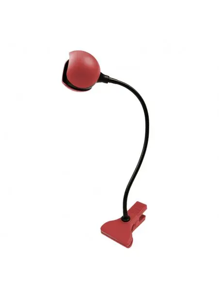 Flexo CLAP 982009 SULION 18x31cm rojo LED 3w 5000K 200lm, Lámparas modernas
