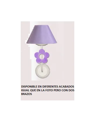 Aplique forja 2xE14 1103/2, Lamparas infantiles