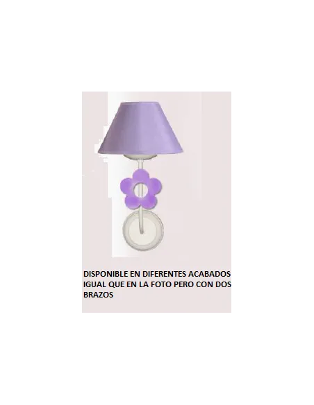 Aplique forja 2xE14 1103/2, Lamparas infantiles