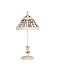 Colgante forja 1XE14 Ø24cm altura 52cm 234 BEIGE, Lamparas de techo