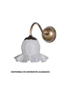 Aplique forja 1XE14 Ø18cm altura 18cm 37 TULIPA10, Lámparas de forja