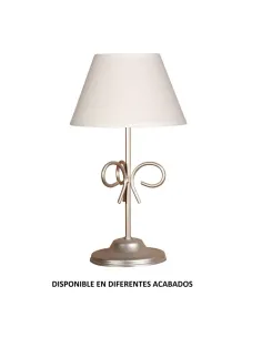 Sobremesa forja 1XE14 Ø20cm altura 40cm 45 PANTALLA, Sobremesas
