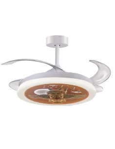 Ventilador Angel F-1074 Belair blanco