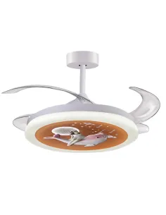 Ventilador Delfin F-1078 Belair blanco