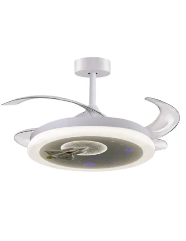 Ventilador Nave F-1075 Belair blanco