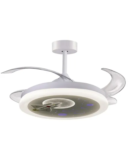 Ventilador Nave F-1075 Belair blanco