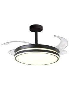 Ventilador Rodas Mini V1009-40 BK Belair negro
