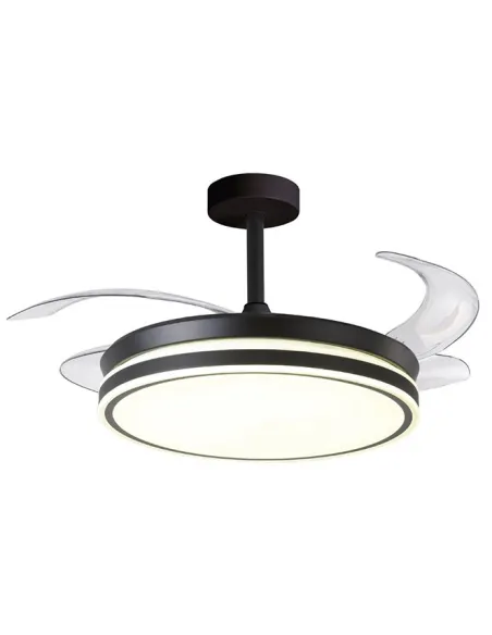 Ventilador Rodas Mini V1009-40 BK Belair negro