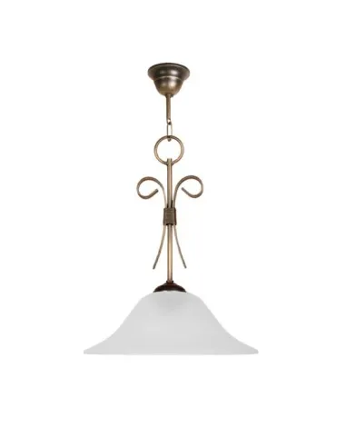Colgante forja 1XE14 Ø30cm altura 42cm 71/1, Lamparas de techo