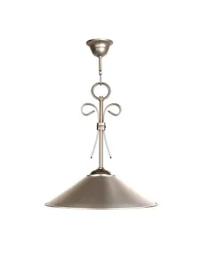 Colgante forja 1XE14 Ø30cm altura 42cm 71/1/290, Lamparas de techo