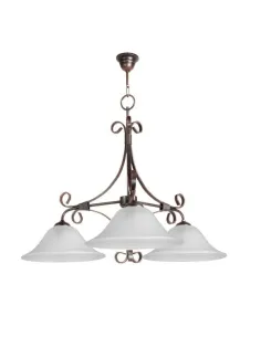 Lámpara forja 2XE14 Ø82cm altura 55cm 71/3, Lamparas de techo