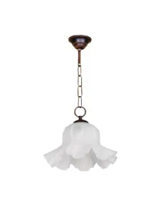 Colgante forja 1XE14 Ø27cm altura 25cm 77/G, Lamparas de techo