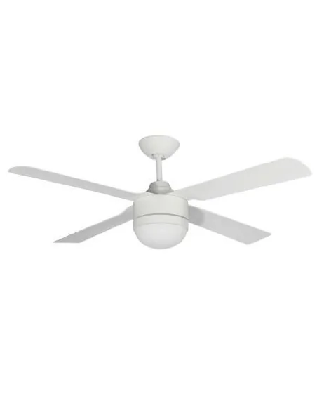 Ventilador de techo Narai Blanco ø122cm, LED 15W, Mando a distancia, Regulable Kelvin, Regulable intensidad, Ventiladores de tec