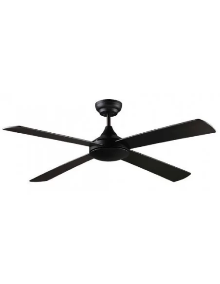 Ventilador sin luz Raki Negro ø132cm, MOTOR DC, Mando a distancia, Ventiladores sin luz