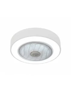 Blaast Ventilador seguridad niños Blanco, LED 24W Mando a distancia, Regulable Kelvin, Ventiladores infantiles