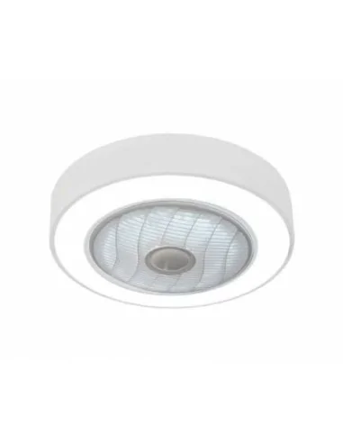 Blaast Ventilador seguridad niños Blanco, LED 24W Mando a distancia, Regulable Kelvin, Ventiladores infantiles