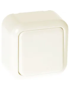 Interruptor unipolar Ancient Beis 6x6x4 MEH3-A110MMF FABRILAMP, Interruptores y enchufes