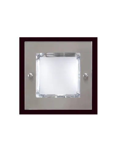 Downlight Cuad bl Ba/cons Incl 1xe27 11w 93 827-BLANCO FABRILAMP, Lámparas modernas