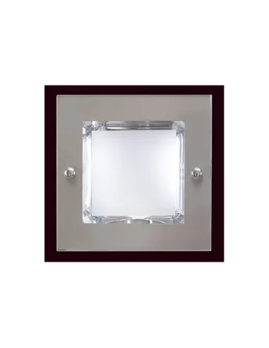 Downlight Cuad cu Ba/cons Incl 1xe27 11w 93 827-CUERO FABRILAMP, Lámparas modernas