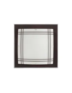 Plafones de techo Amet Wengue 2xe27 (32x32x6) 043083205 FABRILAMP, Plafones de techo