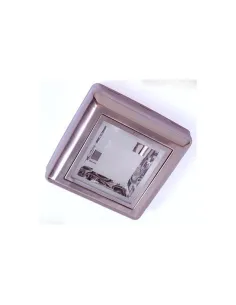 Downlight Sup Cuadrado 2xe27 Niquel 25x25 91 866-NIQUEL FABRILAMP, Lámparas modernas