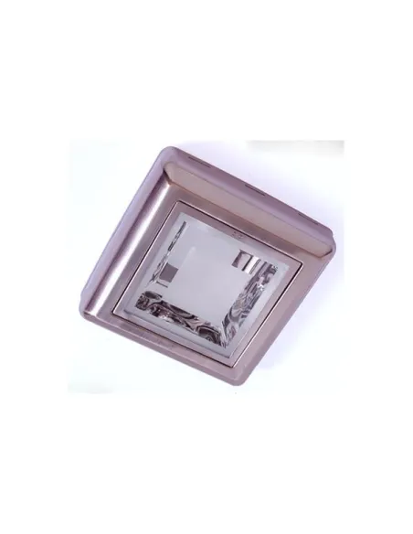 Downlight Sup Cuadrado 2xe27 Niquel 25x25 91 866-NIQUEL FABRILAMP, Lámparas modernas