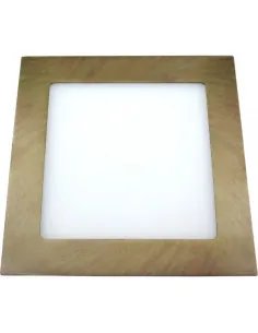 Downlight 5w 6500k Cuadrado Agamenon 450lm Cuero 9x9 069180514 FABRILAMP, Lámparas modernas