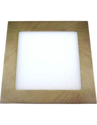Downlight 5w 6500k Cuadrado Agamenon 450lm Cuero 9x9 069180514 FABRILAMP, Lámparas modernas