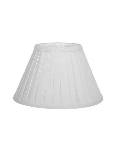 Pantalla Conica Plisada Gracia Pinza Beis (14x8x9 5) 047911415 FABRILAMP, Pantallas 15 cm