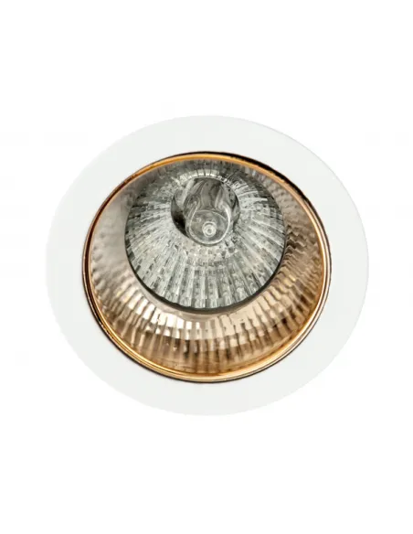 Focos empotrables Alfabeto 1xgu10 Oro/blanco 8d Orientable 095881029 FABRILAMP, Lámparas modernas