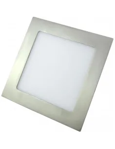Downlight 12w 4000k Cuadrado Agamenon 990lm Niquel 17x17 069191203 FABRILAMP, Lámparas modernas