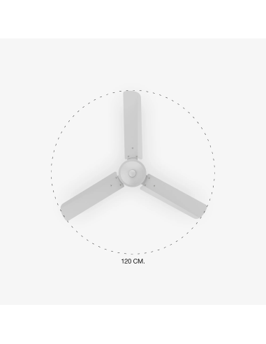 Ventilador de techo Eco Indus M 33005 FARO blanco - vista 5