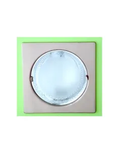 Downlight 1xe27(28w) S/bom cuadrad nique 92 822/1-NIQUEL FABRILAMP, Lámparas modernas
