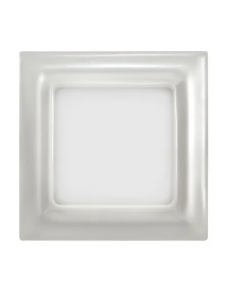 Downlights led 9w 3000k Ventura Perla Plata 720lm 12x12 095170910 FABRILAMP, Lámparas modernas