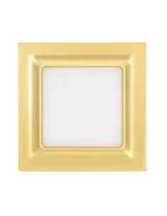 Downlights led 9w 4000k Ventura Perla Oro 720lm 12x12 095190929 FABRILAMP, Lámparas modernas