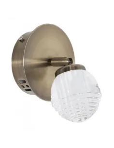 Foco 5w 4000k Virgo Cuero 400lm 16x12x12 076581014 FABRILAMP, Lámparas para baños