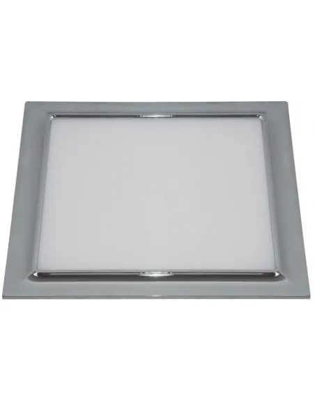 Downlights led 20w 3000k Ventura Cromo 1600lm 21,5x21,5 095172020 FABRILAMP, Lámparas modernas